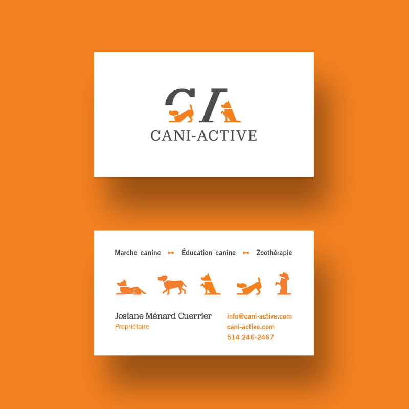 Cani-Active - Carte d'affaires - Tofubox ©
