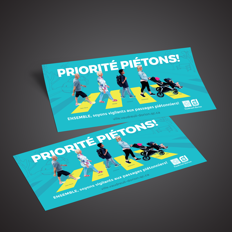 Priorité Piétons - Cartons - Tofubox ©
